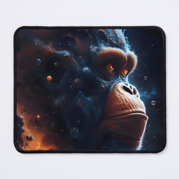 Item preview, Astral Majesty: An Orangutan's Journey Through Cosmic Ink designed and sold by byaz3.