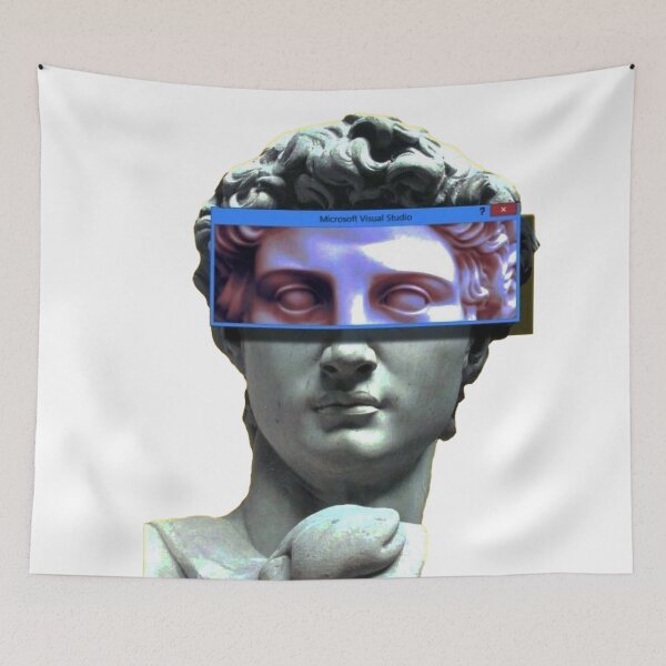Item preview, Michaelangelo Microsoft Visual (White) designed and sold by Zheap14.