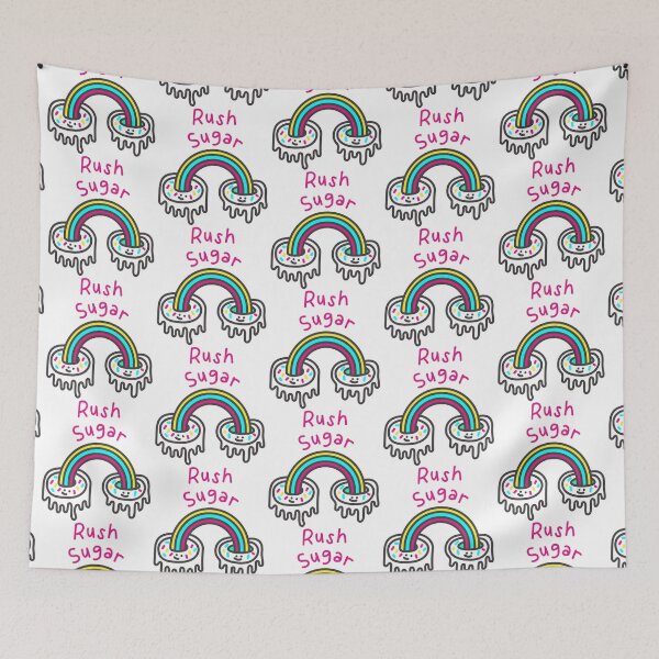 Item preview, Sugar Rush, Cute Donuts and rainbows designed and sold by Porky Roebuck.