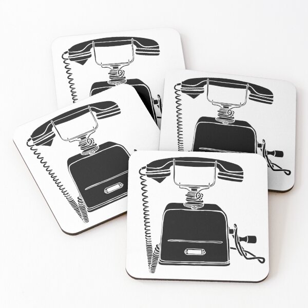 Item preview, Old Vintage Telephone designed and sold by badlydrawnbabe.