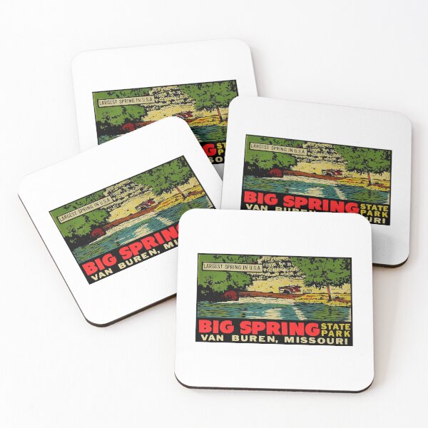 Item preview, Big Spring State Park Missouri Ozarks Vintage Travel Decal designed and sold by dianna-kinder.
