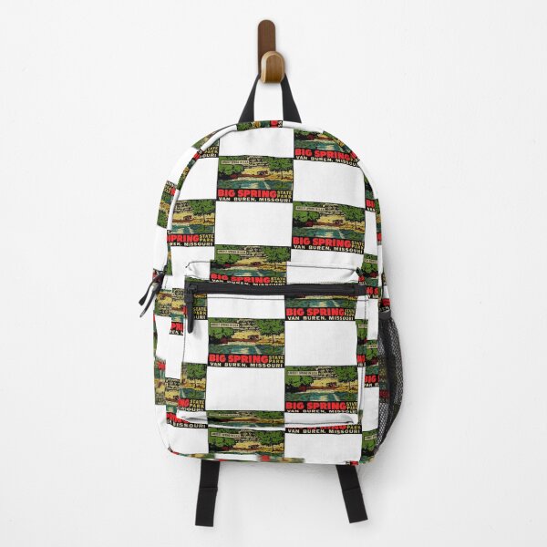 Item preview, Calcomanía de viaje vintage Big Spring State Park Missouri Ozarks designed and sold by dianna-kinder.
