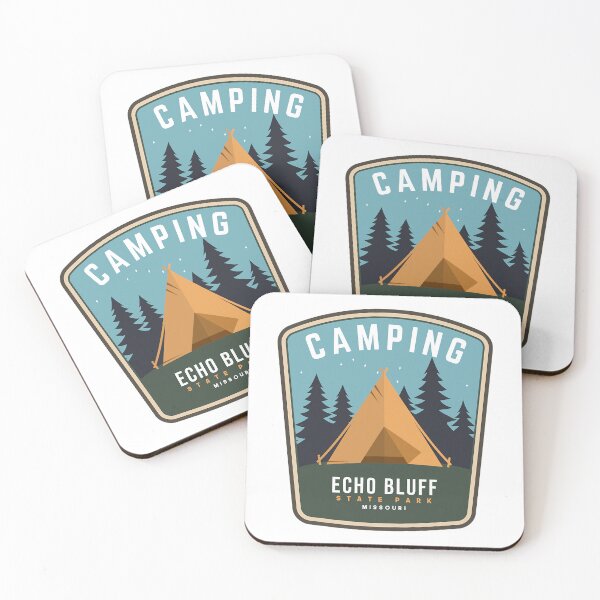 Item preview, Echo Bluff State Park Camping Missouri Campsite designed and sold by dianna-kinder.