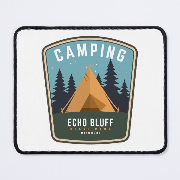Item preview, Echo Bluff State Park Camping Missouri Campsite designed and sold by dianna-kinder.
