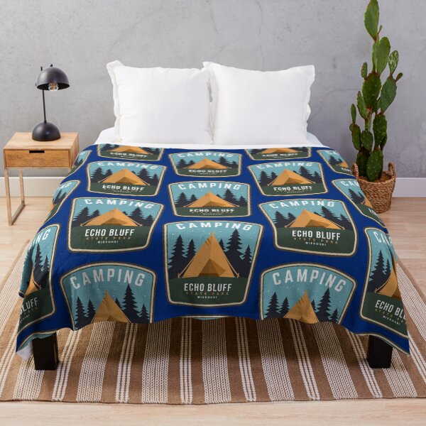 Item preview, Echo Bluff State Park Camping Missouri Campsite designed and sold by dianna-kinder.