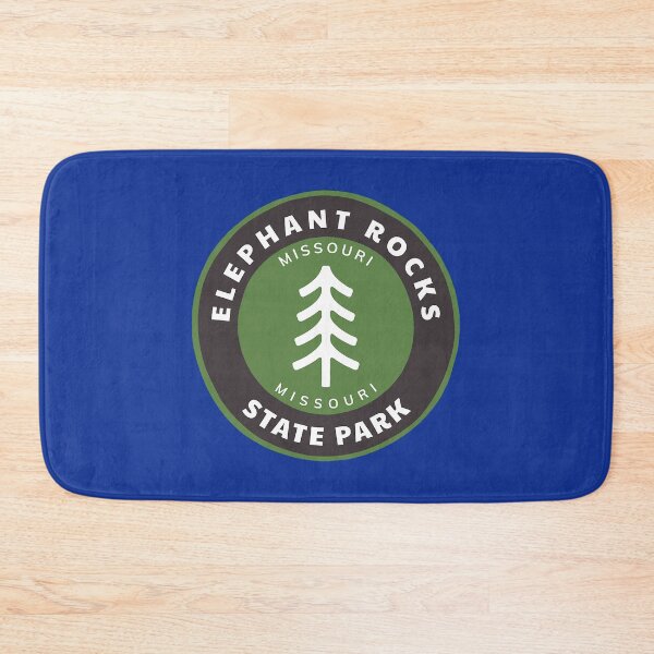 Item preview, Elephant Rocks State Park Missouri - MO Mountain Forest Badge with a Tree designed and sold by dianna-kinder.