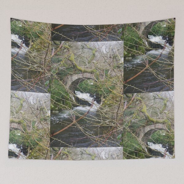Item preview, Lydia Bridge Over River Aune - South Brent, Devon designed and sold by lezvee.