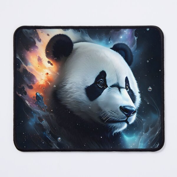 Item preview, Astral Majesty: A Panda's Journey Through Cosmic Ink designed and sold by byaz3.