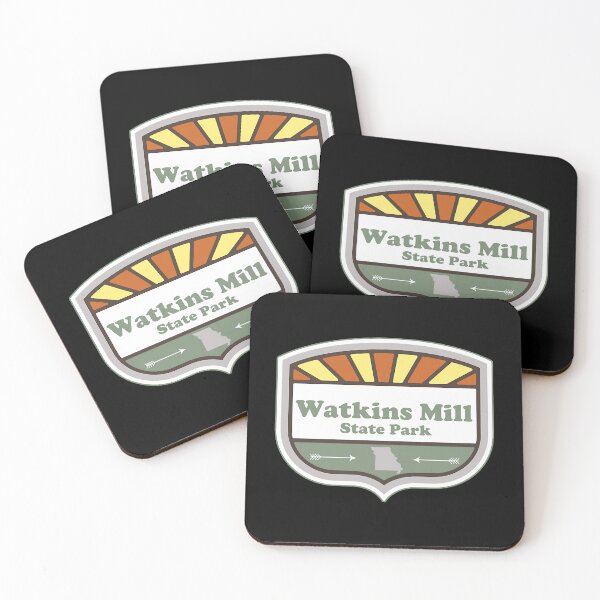 Item preview, Watkins Mill State Park Missouri MO Retro Sunburst Badget designed and sold by dianna-kinder.