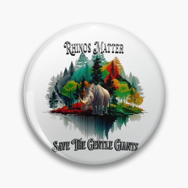 Item preview, Rhinos Matter Save The Gentle Giants designed and sold by Saim776.