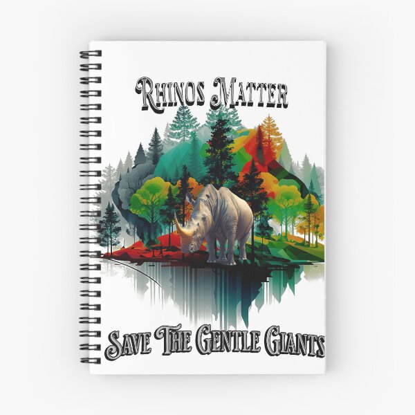 Item preview, Rhinos Matter Save The Gentle Giants designed and sold by Saim776.