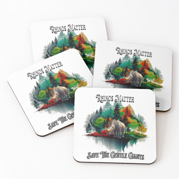 Item preview, Rhinos Matter Save The Gentle Giants designed and sold by Saim776.