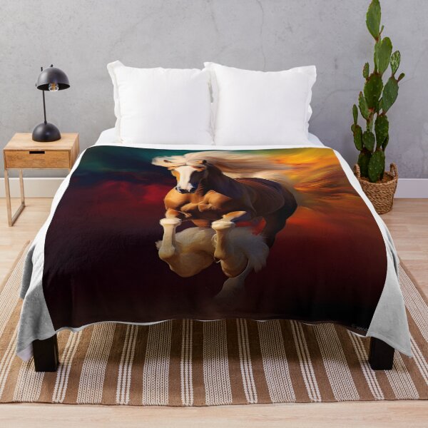 Item preview, Abstract Fantasy Wild Stallion Art designed and sold by PeteRascal.