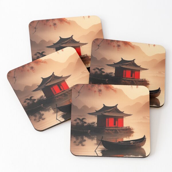 Item preview, Muted Chinese ink painting designed and sold by Artque24.