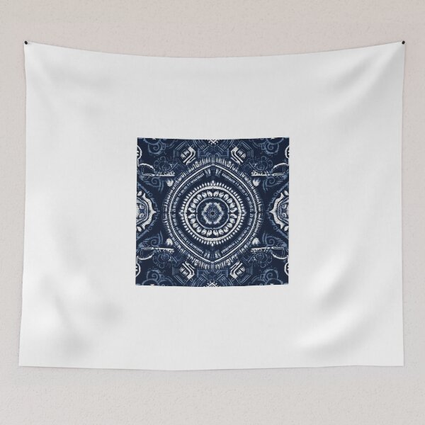 Item preview, Thai indigo fabric 002 designed and sold by Taninut-Shop.