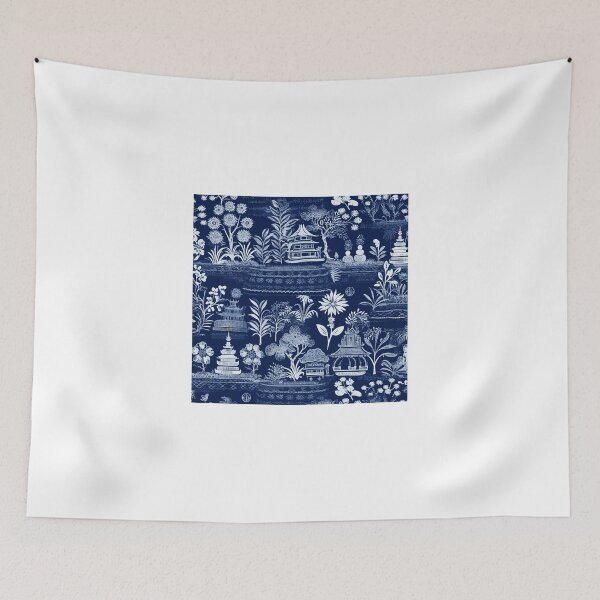 Item preview, Thai indigo fabric 003 designed and sold by Taninut-Shop.