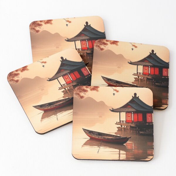 Item preview, Muted Chinese ink painting designed and sold by Artque24.