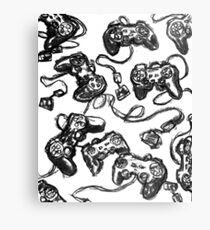 PlayStation Controllers Canvas Print