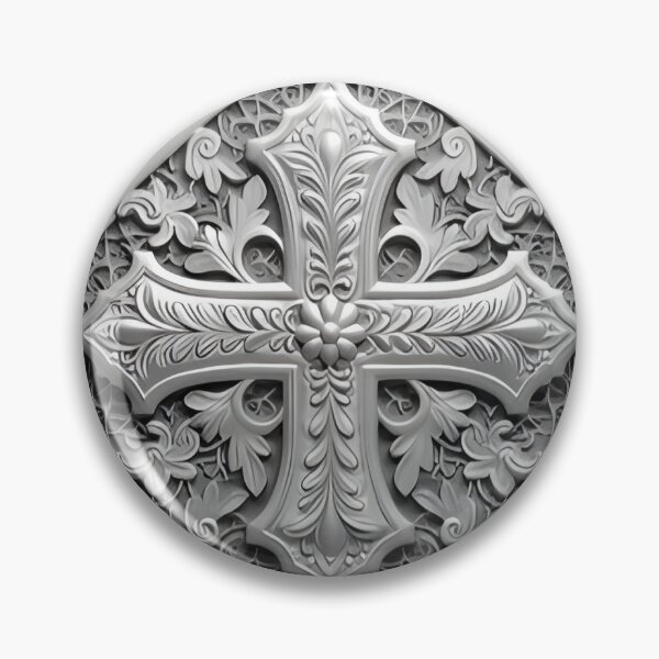 Item preview, Silver Filigree Pattern With Flower Center designed and sold by MiracleROLArt.
