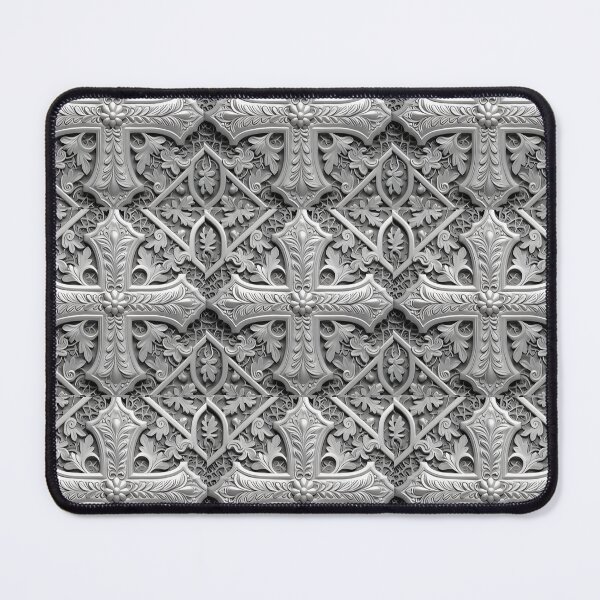Item preview, Silver Filigree Pattern With Flower Center designed and sold by MiracleROLArt.