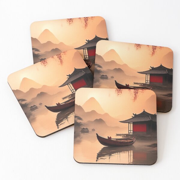Item preview, Muted Chinese ink painting designed and sold by Artque24.