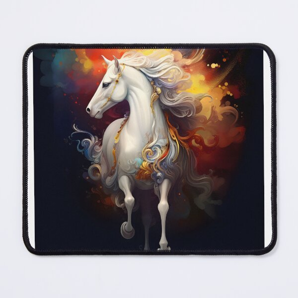 Item preview, Abstract Fantasy Wild Stallion Art designed and sold by PeteRascal.