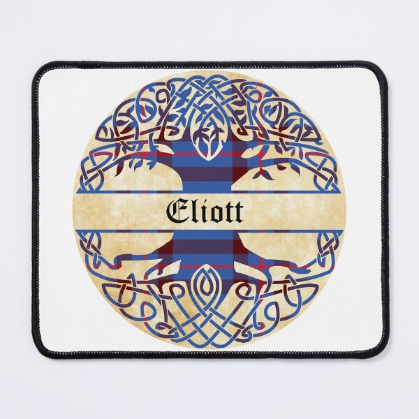 Item preview, Eliott Tree of Life Clan Scottish Surname tartan designed and sold by BagTown Clans.