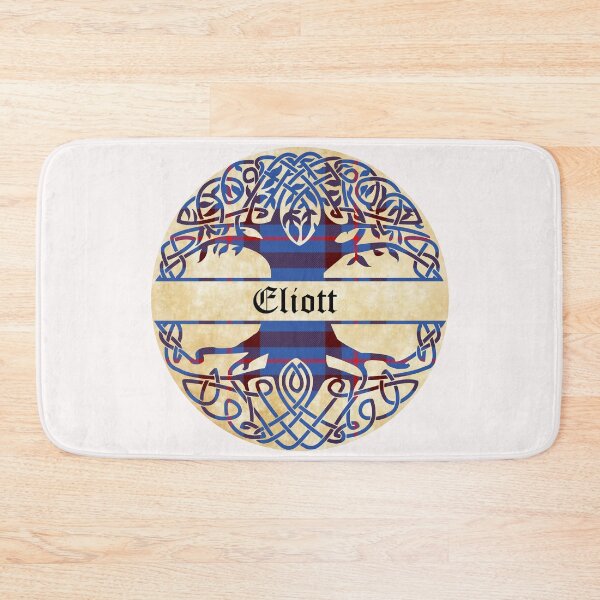 Item preview, Eliott Tree of Life Clan Scottish Surname tartan designed and sold by BagTown Clans.