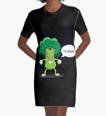 Steamed Broccoli Graphic T-Shirt Dress