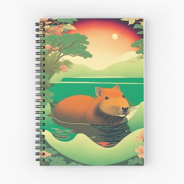 Item preview, Ukiyo-e style Capybara Japan designed and sold by jp22yoshi.