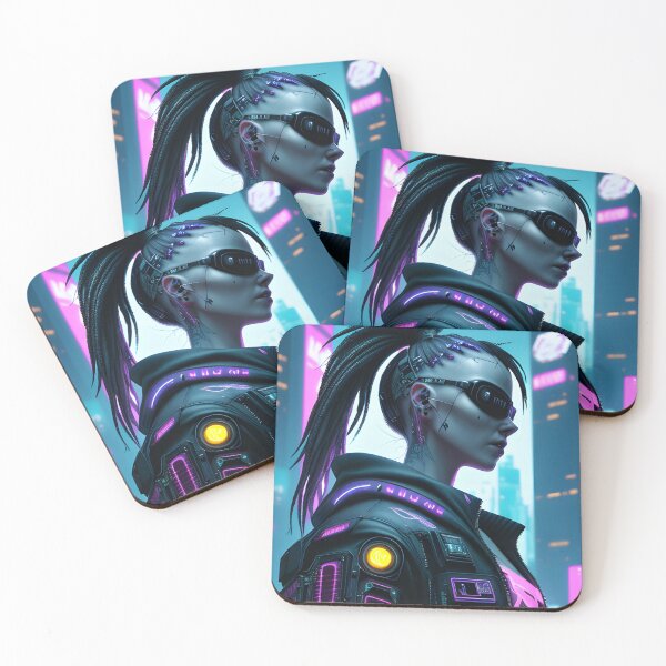 Item preview, Girl in style cyberpunk. Exposition number 2 designed and sold by Vegan-Cult.