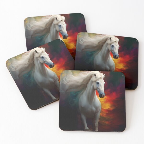 Item preview, Abstract Fantasy Wild Stallion Art designed and sold by PeteRascal.