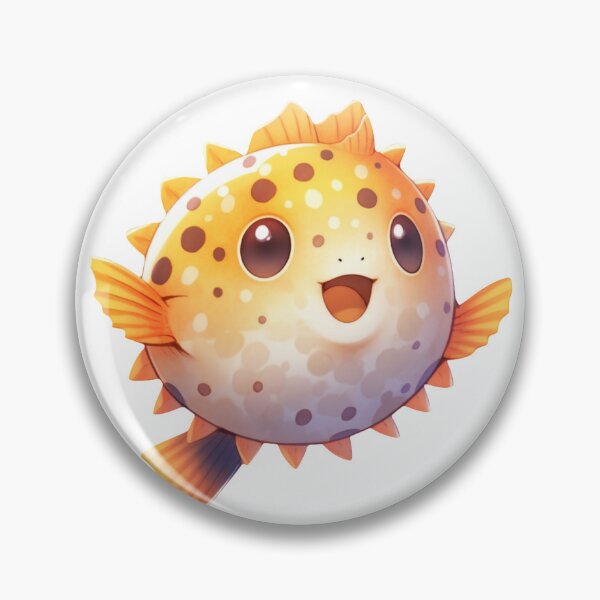 Item preview, Happy pufferfish designed and sold by obuttono.