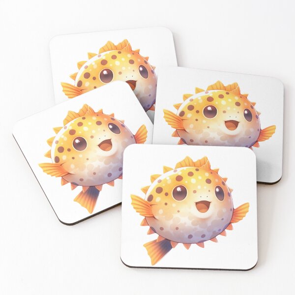 Item preview, Happy pufferfish designed and sold by obuttono.
