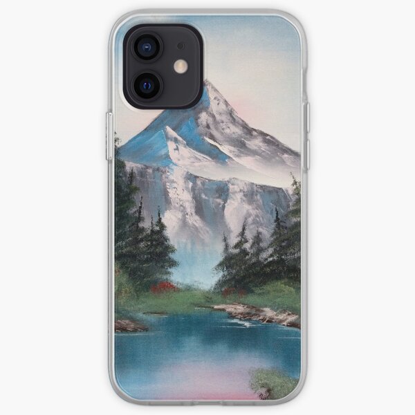 Pink Mountains iPhone Soft Case