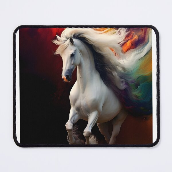 Item preview, Abstract Fantasy Wild Stallion Art designed and sold by PeteRascal.