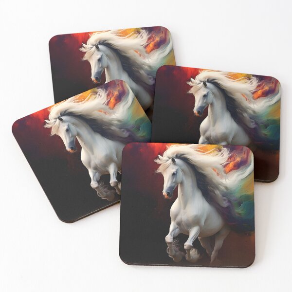 Item preview, Abstract Fantasy Wild Stallion Art designed and sold by PeteRascal.