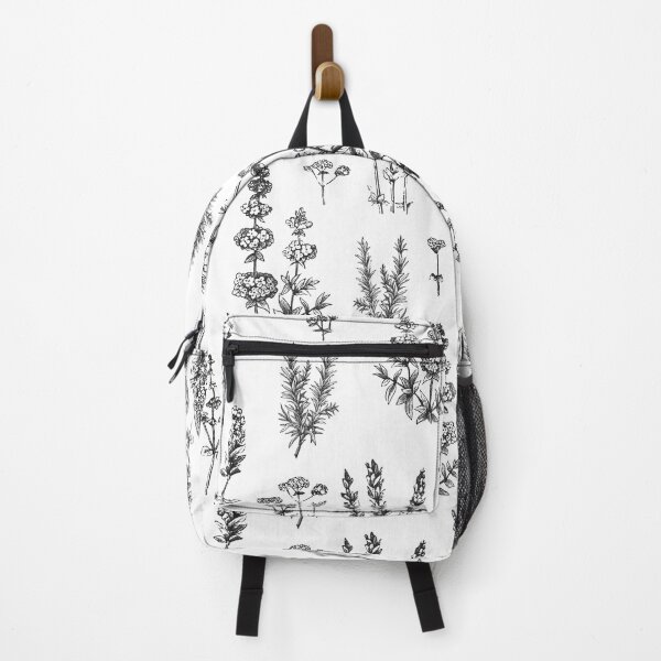 Item preview, Elegant Vintage Black White Herbal Garden Pattern designed and sold by tanjica.