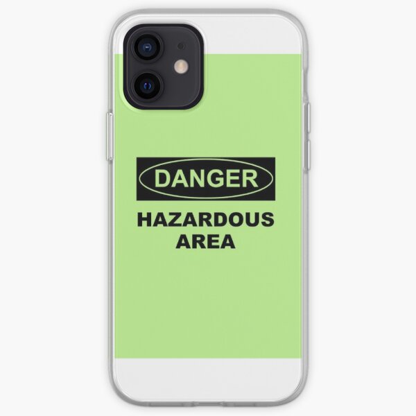 Danger, Hazardous Area iPhone Soft Case