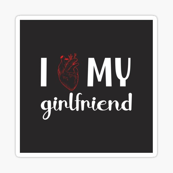  LIDEPECA Heart funny I Love My Girlfriend Gifts Men's