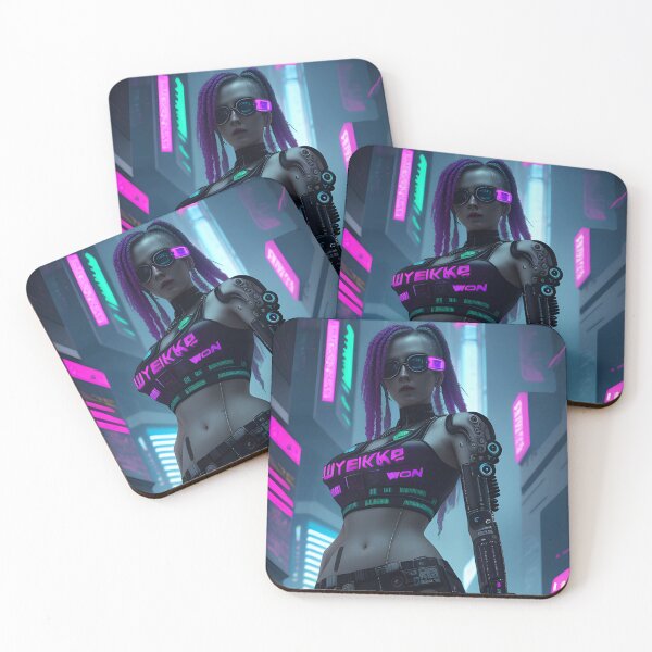 Item preview, Girl in style cyberpunk. Exposition number 4 designed and sold by Vegan-Cult.