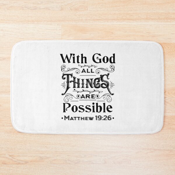 Item preview, With God All Things Are Possible designed and sold by Zklag.