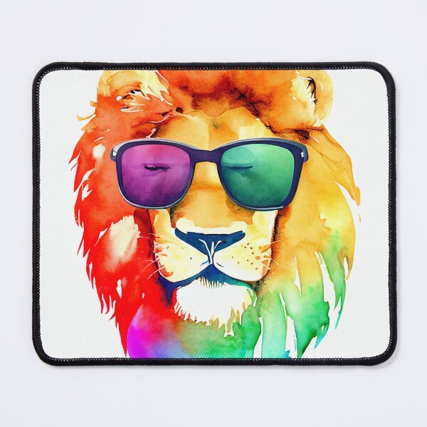 Item preview, Pride Rainbow Lion  - Watercolor designed and sold by pocketart2023.