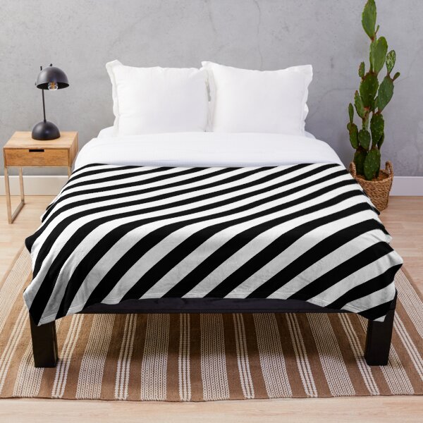 Item preview, The White Stripes Print  designed and sold by ThrowCushionCo.