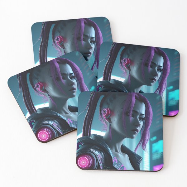 Item preview, Girl in style cyberpunk. Exposition number 7 designed and sold by Vegan-Cult.