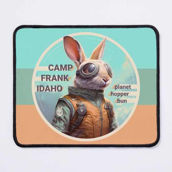 Item preview, rabbit space pilot portrait, planet hopper bunny designed and sold by FoxRobinRabbit.
