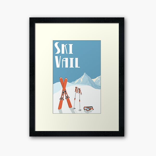 Item preview, Ski Vail Vintage Poster designed and sold by Claireandrewss.