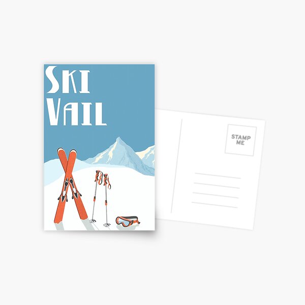 Item preview, Ski Vail Vintage Poster designed and sold by Claireandrewss.