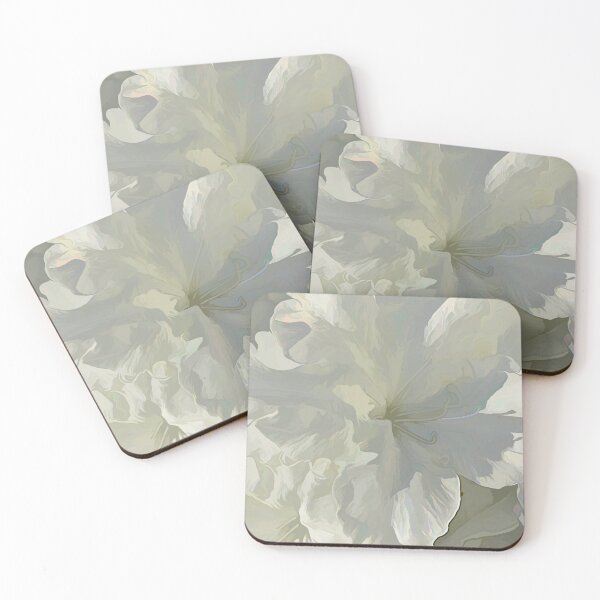 Item preview, White Flower in Acrylic designed and sold by bertsworks300.