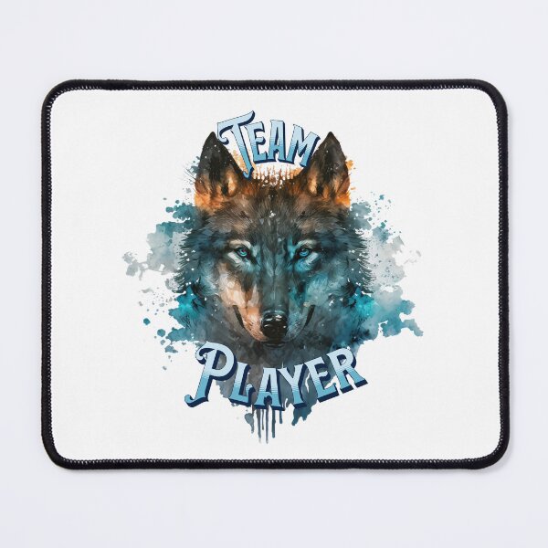 Item preview, Team Player wolf pack designed and sold by Josephine Mulholland.